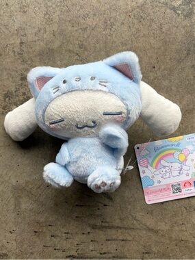Cinnamoroll Cat plush toy Doll Kamatte Nyan fluffy kitten Furyu 2025 NEW Blue